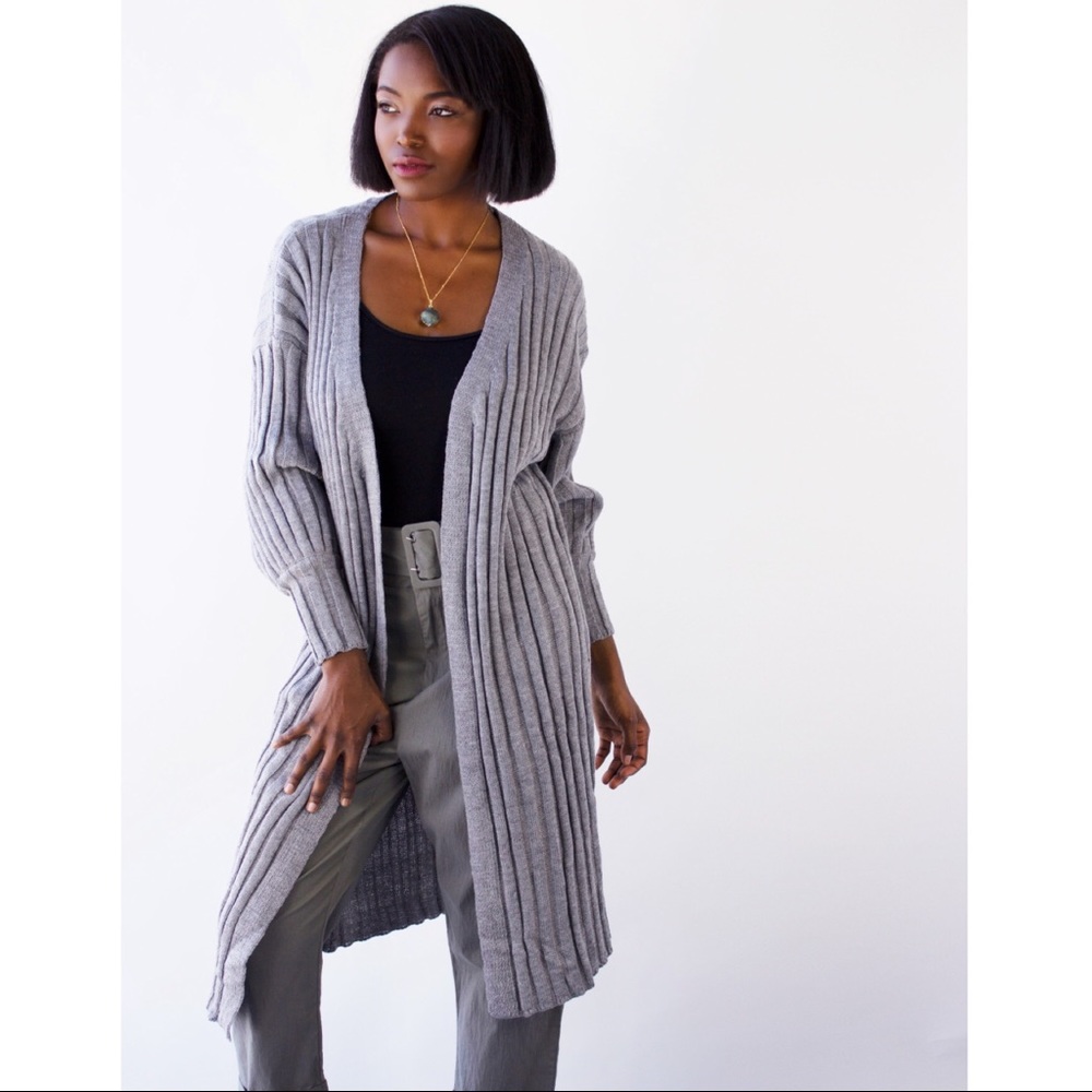 Gray Cardigan - Picture 3 of 3